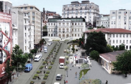 Şişhane Meydanı düzenlemesi görenleri şaşkına çevirdi!