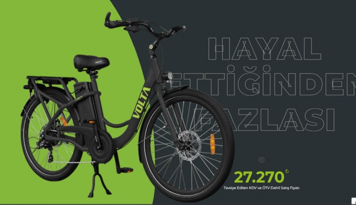 A101’de Volta elektrikli bisiklet 9.271 TL lik dev indirimle satışta! Bu fırsat kaçmaz! 28 Temmuz 2022 fiyat listesi