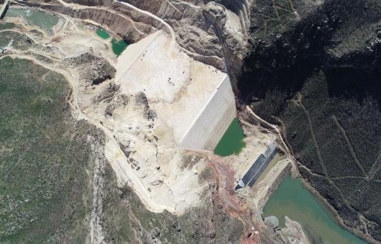 Silvan Barajı nın yüzde 58 sı tamam!