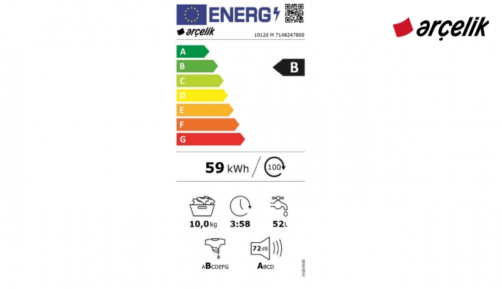 Arçelik 10120 M Çamaşır Makinesi 11.481 TL! İşte özellikleri ve teknik bilgileri! 4 Şubat 2023 fiyat listesi