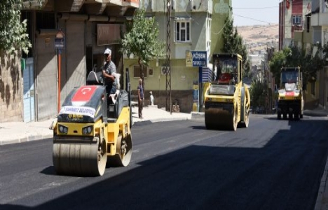 Şahinbey Belediyesi'nden 130 bin ton asfalt!