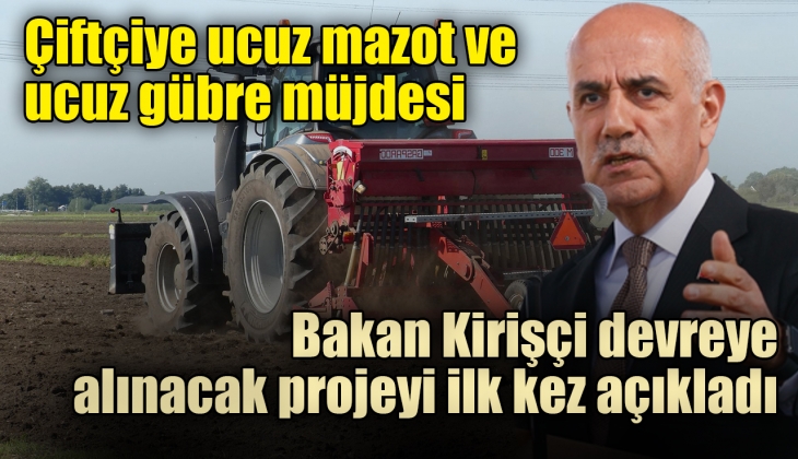 Tarım ve Orman Bakanı Vahit Krişçi'den çiftçiye ucuz gübre ve ucuz mazot müjdesi: Tarih verip detayları açıkladı