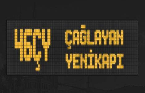 İETT 46ÇY Çağlayan – Yenikapı hattının güzergahı değişti!