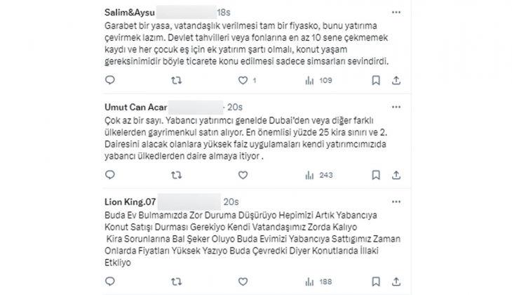 2018 den bu yana yabancılara her ay ortalama 3 bin 900 konut satılıyor!