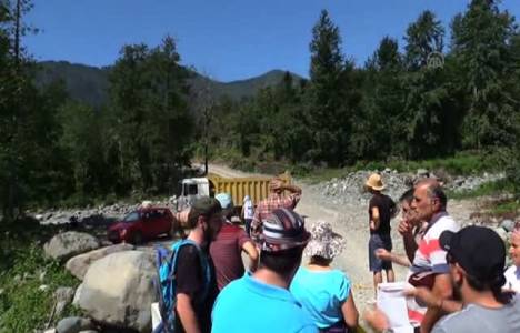 Artvin'de HES protestosu!