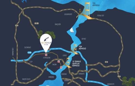 Yeni Eyüp Evleri lansmana özel fiyatlarla satışta! Yeni proje!