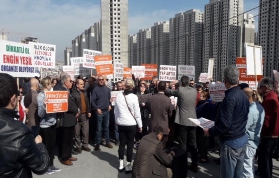 Innovia 4 mağdurları eylem yaptı!