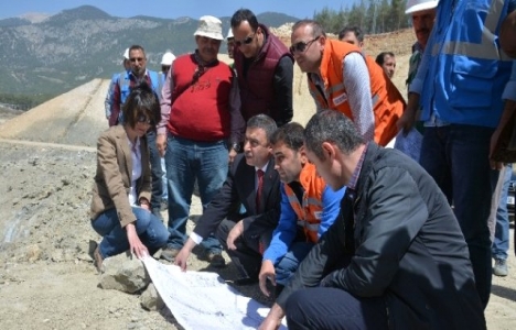 Finike Kapıçay Barajı'nın inşaatında son durum!