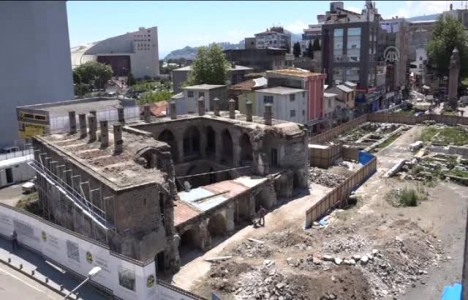 Samsun'daki 508 yıllık Taşhan, turizme kazandırılıyor!