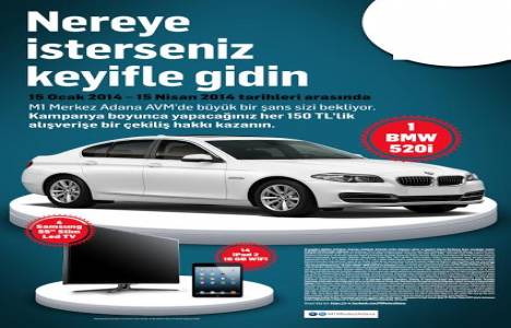 M1 Merkez Adana ‘da Süper kampanyalar, süper hediyeler kazanma şansı devam ediyor!