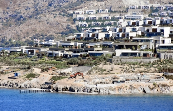 Bodrum daki imara aykırı yapıların yıkımı devam ediyor!