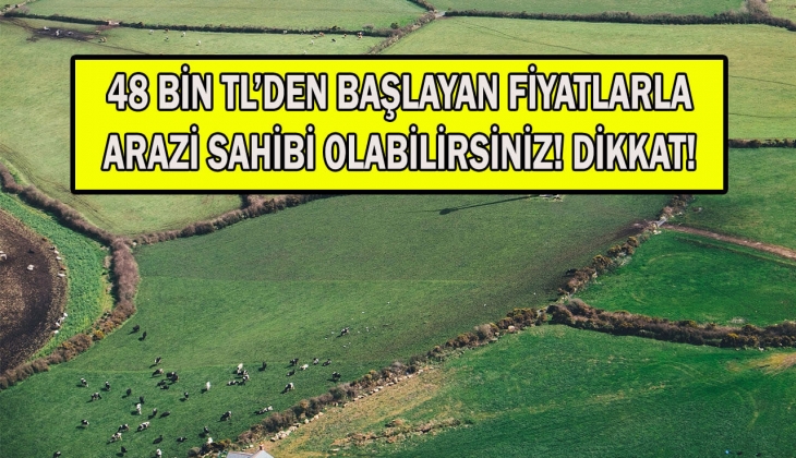 O ilde yüzde 20 indirim ve 8 taksitle 10 adet arazi satılıyor! Milli Emlak bir bir açıkladı!