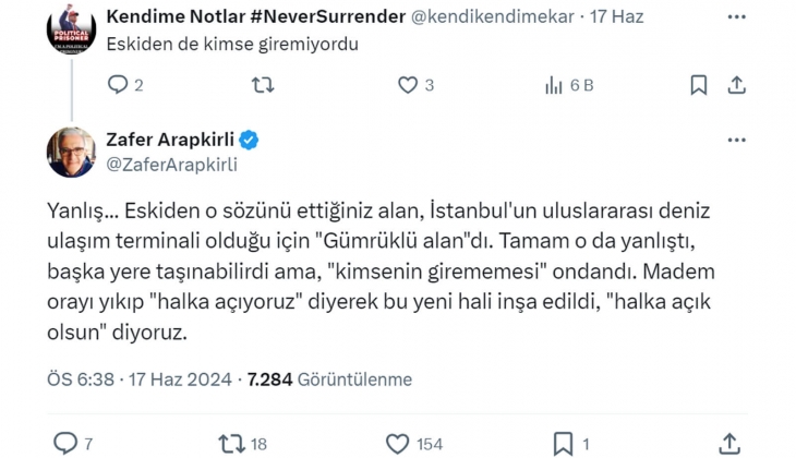 Karaköy den Fındıklı ya kadar sahili kapatan otele tepki dinmiyor: Bu yasal mı, yasalsa neden yasal?