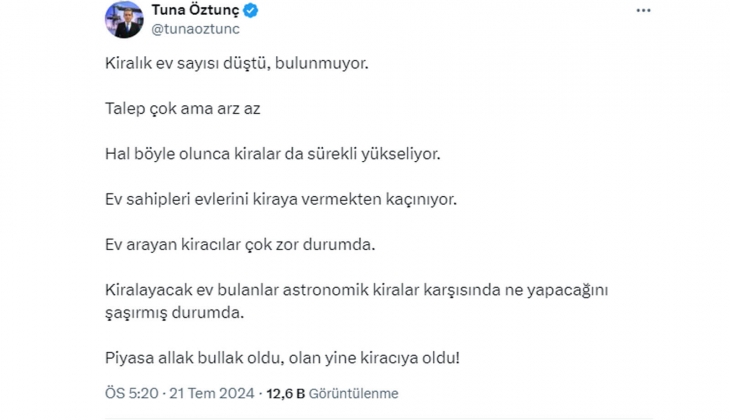 Kiralık ev bulunamıyor, bulan da astronomik kiralar karşısında ne yapacağını şaşırıyor!