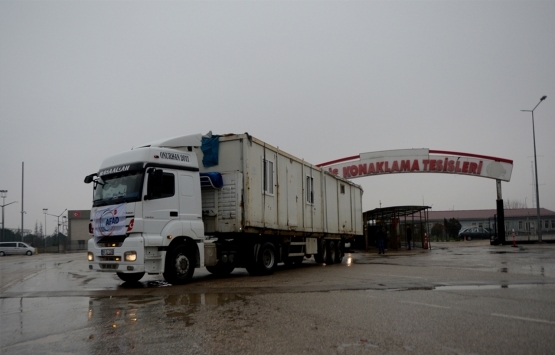 Kilis'ten deprem bölgesine ‘konteyner ev’ desteği!