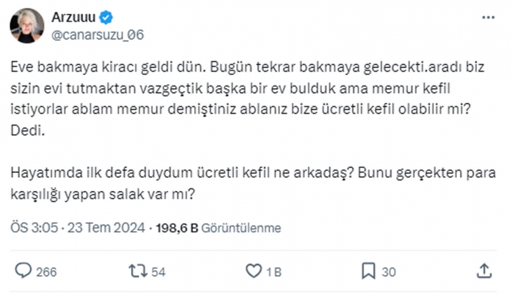 Kiracıların yeni oyunu: Kiralık ev tutabilmek için para karşılığında memur kefil arıyorlar!