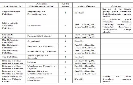 Yeni Yüzyıl Üniversitesi iç mimarlık bölümü için ilan verdi!