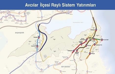 İşte İstanbul un raylı sistem haritası!