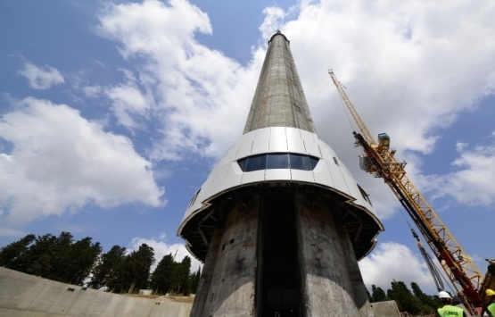 Çamlıca Kulesi nin inşaatında sona yaklaşılıyor!