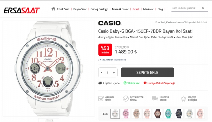 Fırsat bu fırsat! Casio kadın saatlerinde yüzde 70 indirim! İşte 28 Eylül 2022 Casio fiyat listesi