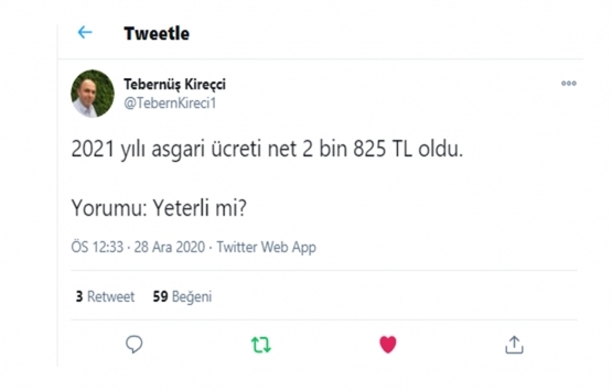 2021 yılı asgari ücret açıklandı!