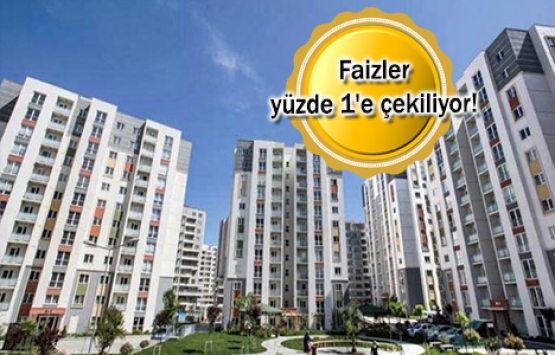 Konut kredisi faizleri indiriliyor!