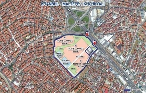 Küçükyalı Karayolları arazisinde park alanı arttırıldı!