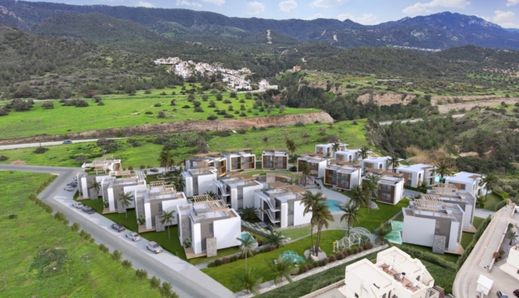 Sunsetbay Girne’de 179 bin 900 sterlinden başlayan fiyatlarla! Yüzde 40 peşinatla 84 ay vade imkanı!