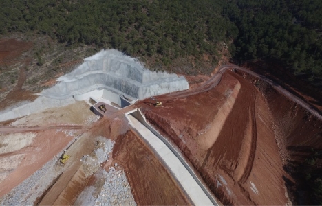 Uşak Banaz Bahadır Barajı'nın yüzde 85'i tamamlandı!