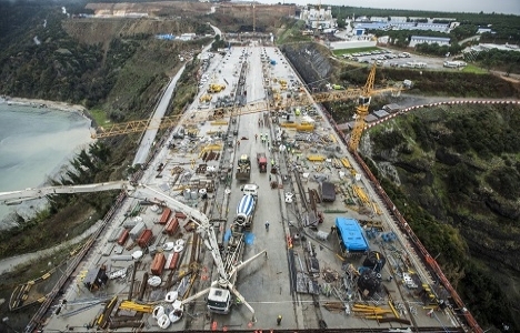 3. köprü inşaatından son durum fotoğrafları!