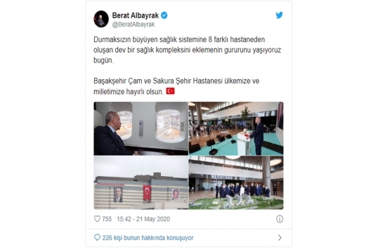 Berat Albayrak tan Çam ve Sakura Şehir Hastanesi açıklaması!