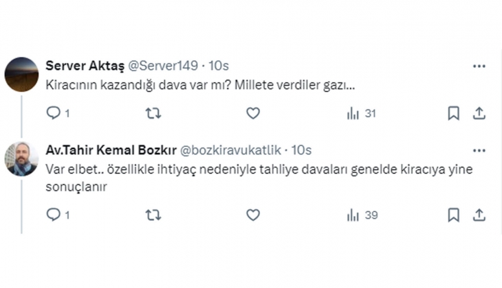 Şu an adliyeler sadece kira davalarına baksa yine yıllarca bitiremez!