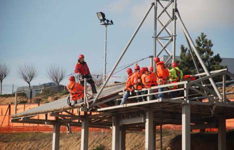 Yüksekte çalışma talimatı!