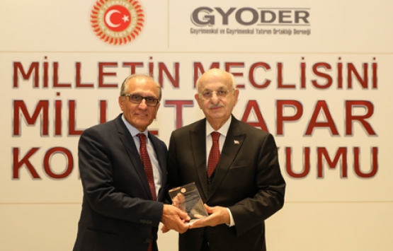 TBMM den GYODER ve konsorsiyum üyelerine takdir plaketi!