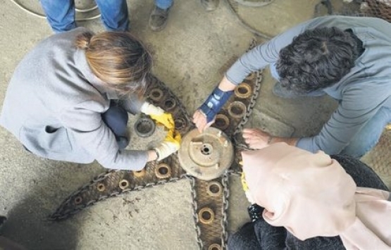 İstanbul Havalimanı inşaatının atıkları sanat eserine dönüştü!