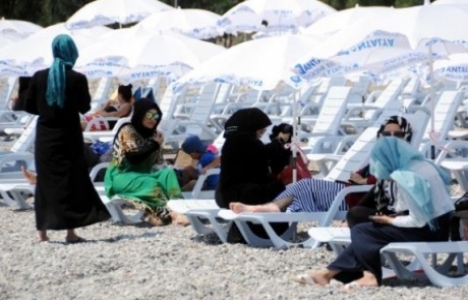Antalyada kadınlar plajı