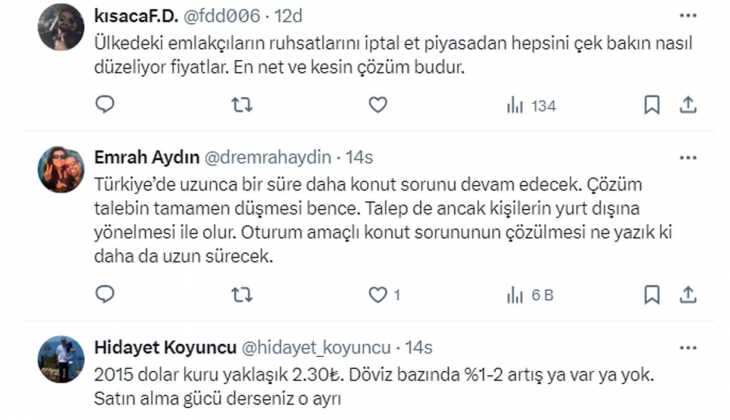 2015 te 1 milyon TL olan evin fiyatı, 2023 ün sonunda 15 milyon TL ye dayandı!
