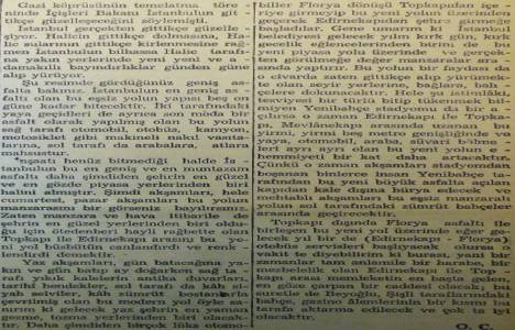1936 yılında İstanbul un en geniş caddesi yapılıyormuş!