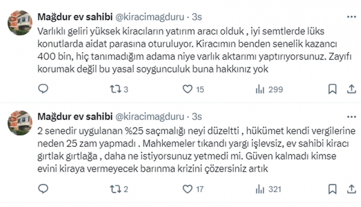 Eski milletvekili Metin Külünk, kirada yüzde 25 uygulaması devam etmeli dedi! Ev sahiplerinden tepki gecikmedi!
