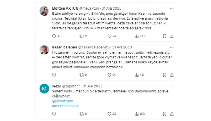 Ünlü doktordan 2024 dileği: Umarım bu yıl benim gibi on binlerce mağdur insan evlerine kavuşur!