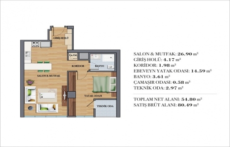 Ağaoğlu Çekmeköy Park daire planları!