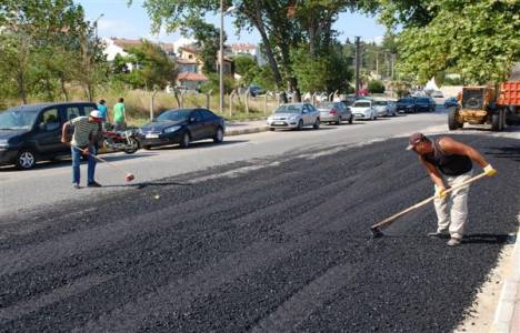 Kazılan asfalt ve kaldırım taşları geri dönüşümle değerlendiriliyor!