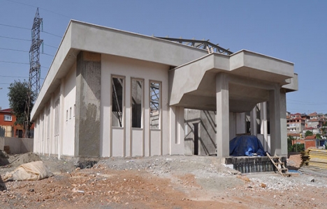 Kocaeli Yukarı Hereke Kültür Merkezi'nin kaba inşaatı bitti!