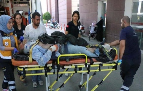 Adıyaman'da iskeleden düşen inşaat işçisi yaralandı!