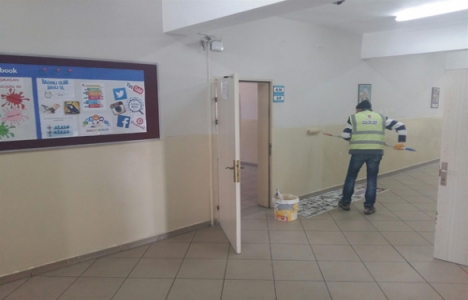 Balıkesir Karesi'deki okullarda onarım çalışmaları başladı!