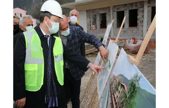 Giresun Doğankent'te yeni yapılar yükseliyor!