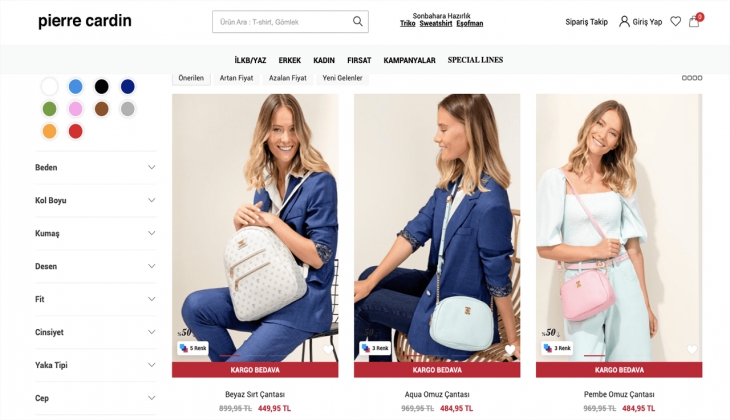 Pierre Cardin’den yaz finaline özel kampanya! İşte 9 Eylül 2022 fiyat listesi