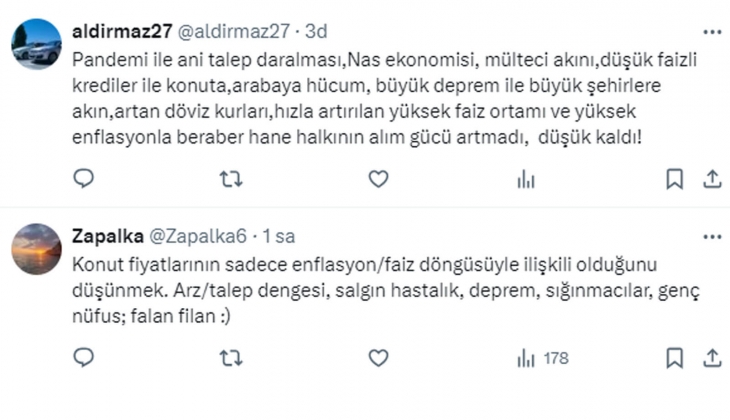 Faizler düşünce konut fiyatları fırlamaz: 2021 Eylül ün bile gerisine düşer!