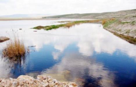 Akşehir Gölü, suların hızla çekilmesi sonucu kurudu!