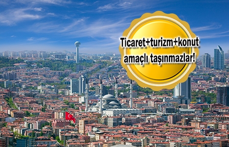 Ankara'da 2 taşınmaz 425 milyon 898 bin TL'ye satılıyor!